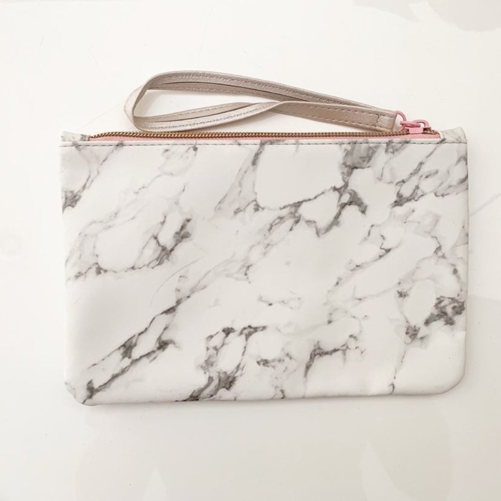 Ipsy Cosmetic Bag Marble Design